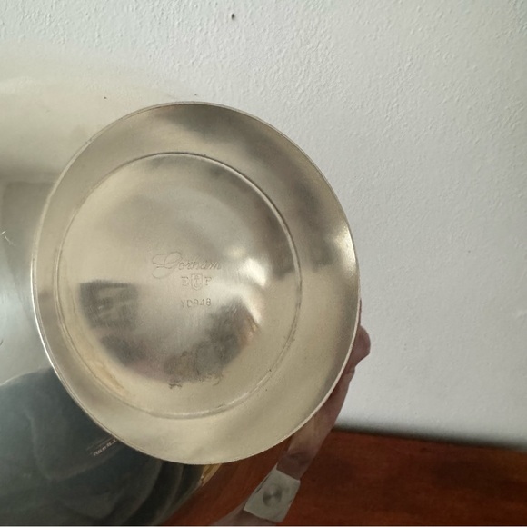 Mid Century Atomic Vintage Gorham Silver Plate Salad Bowl - Picture 2 of 5